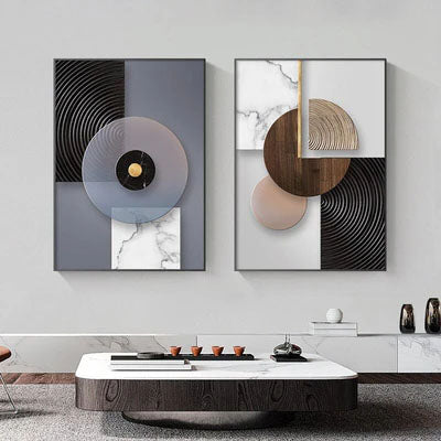 Geometric Wall Art - Pictures For Modern Apartments And Contemporary Interior Decor