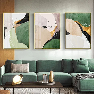 Modern Geomorphic Abstract Wall Art Pictures For Living Room
