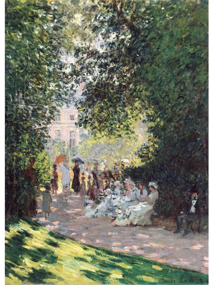 Claude Monet Famous Impressionist Paintings Canvas Prints Artwork Water Lilies Wall Art Posters Pictures For Bedroom Office Home Decor