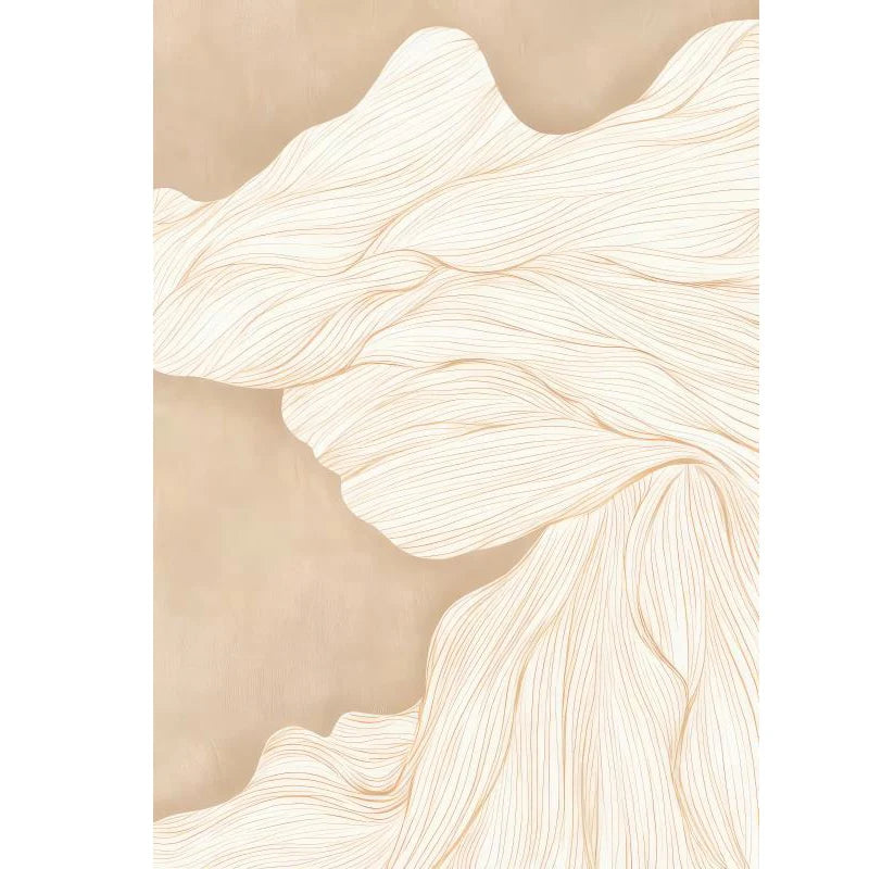 Abstract Flowing Textural Designs Wall Art Fine Art Canvas Prints Pictures For Modern Apartment Living Room Foyer Art For Scandinavian Interiors 2025