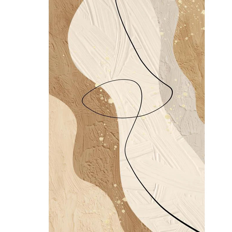 Abstract Flowing Textural Designs Wall Art Fine Art Canvas Prints Pictures For Modern Apartment Living Room Foyer Art For Scandinavian Interiors 2025