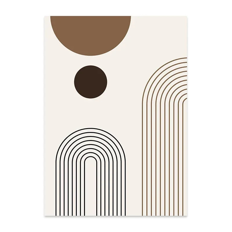 Abstract Minimalist Geometric Line Art Wall Art Fine Art Canvas Prints Pictures For Living Room Dining Room Home Office Art Decor 2025