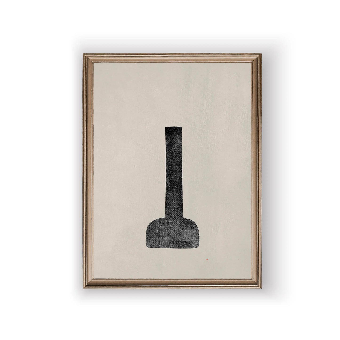 Abstract Still Life Vases Minimalist Wall Art Fine Art Canvas Prints Neutral Tone Black Brown Beige Pictures For Living Room Dining Room Scandinavian Style Home Decor