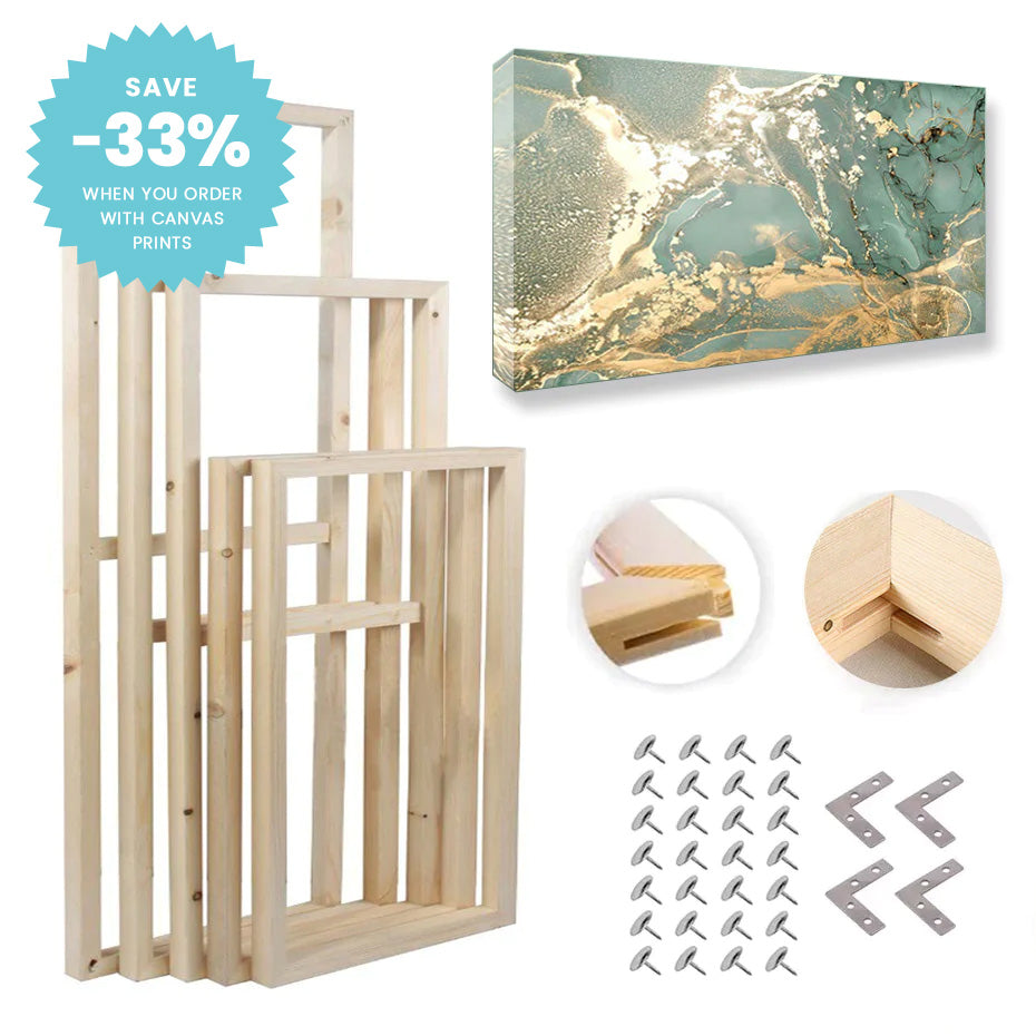  Ciieeo 4 Sets Canvas Frame Wooden Photo Inner Frames Needlepoint  Stretcher Bars Photo Display Frame Canvas Stretcher Frames Wall Photo Frame  Canvas Wooden Frames Canvas Painting Picture
