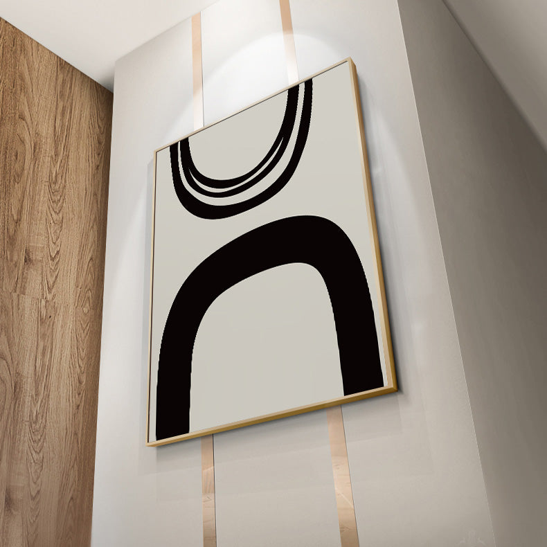 Bold Black White Minimalist Wall Art Fine Art Canvas Prints Modern Abstract Pictures For Contemporary Living Room Home Office Decor