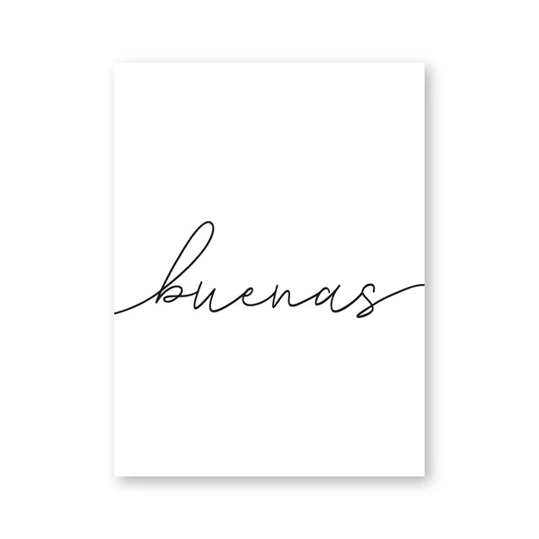 Buenas Noches Good Night Spanish Quotes Post Simple Black White Quotations Wall Art Fine Art Canvas Prints Minimalist Nordic Pictures For Bedroom 2025
