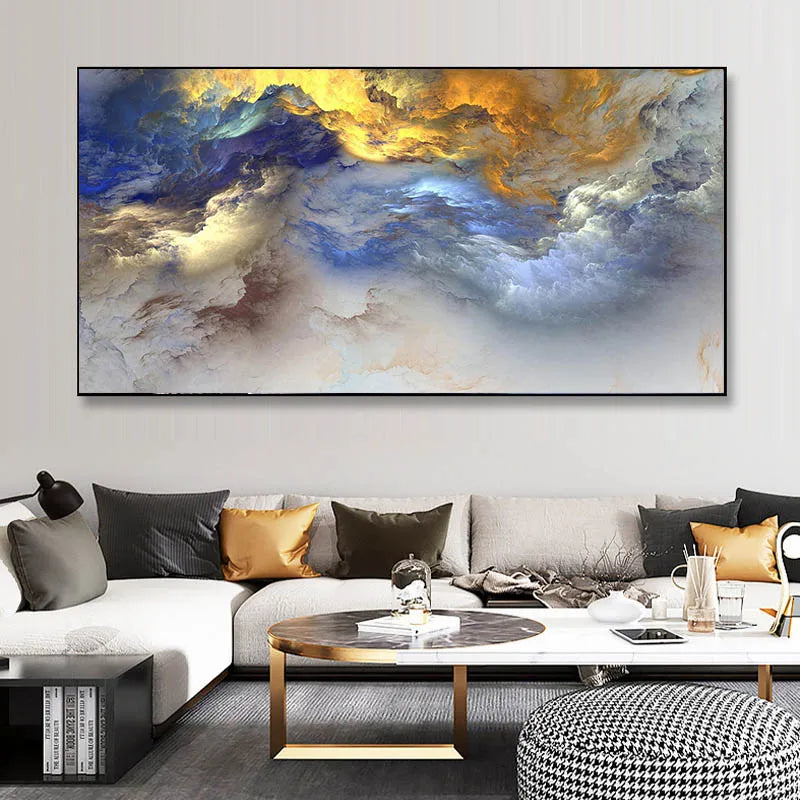 Colorful Abstract Alien Cloud Wall Art Fine Art Canvas Prints Living Room Pictures For Above The Sofa Bedroom Art For Above The Bed 2025 0