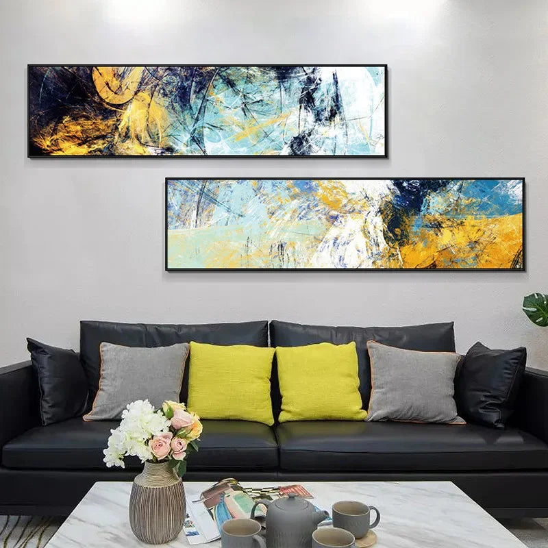 Colorful Abstract Alien Sky Wall Art Fine Art Canvas Prints Wide Format Pictures For Living Room Above The Sofa Pictures For Above The Bed