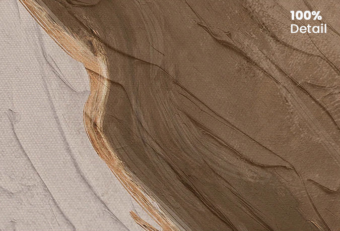 Earthy Colors Abstract Minimalist Green Brown Beige Wall Art Fine Art Canvas Prints Wide Format Pictures For Modern Apartment Living Room Dining Room