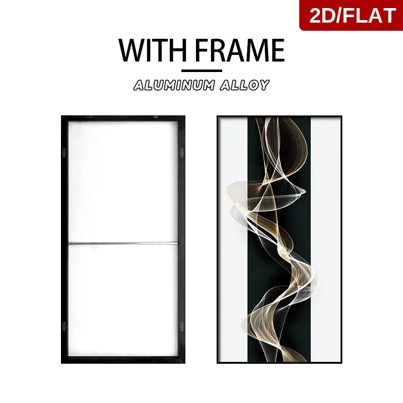 Aluminum alloy frame with a decorative design on a white background