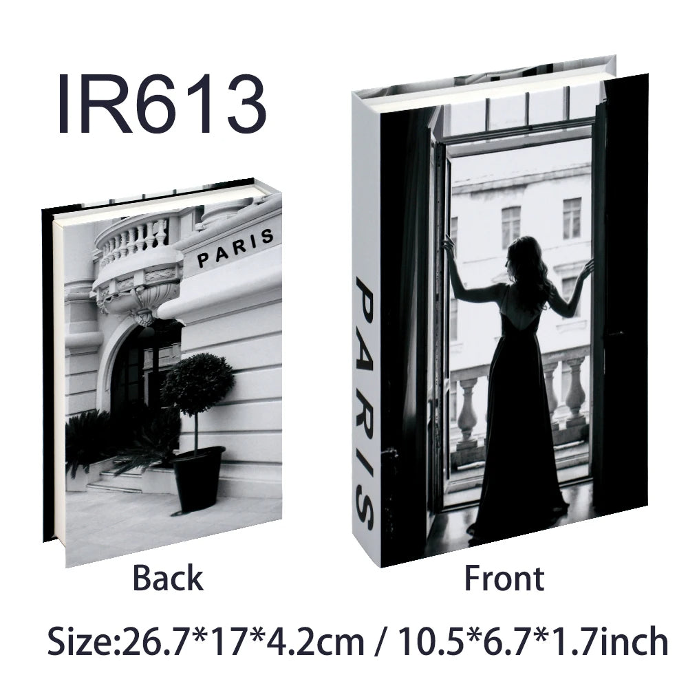 Fashion Art Style Faux Books Coffee Table Decor Book Box Storage Boxes Luxury Practical Ornamental Decoration For Modern Home Decor