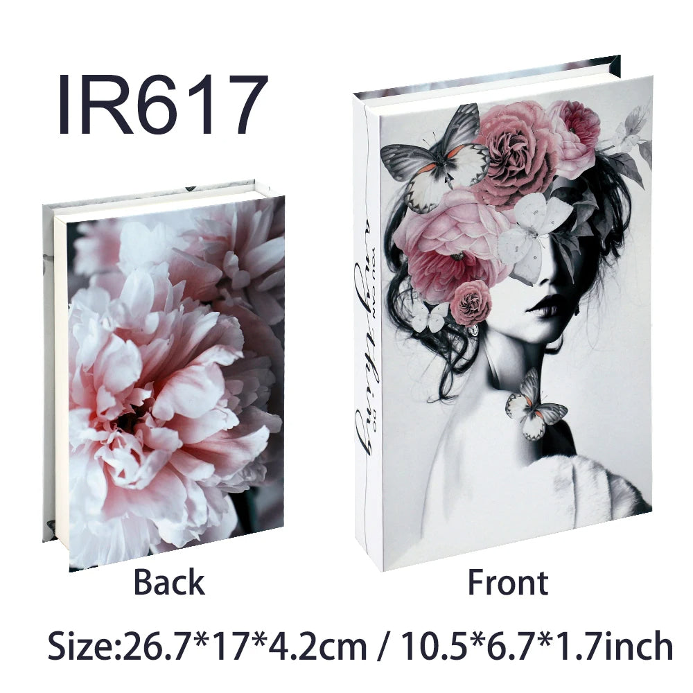 Fashion Art Style Faux Books Coffee Table Decor Book Box Storage Boxes Luxury Practical Ornamental Decoration For Modern Home Decor