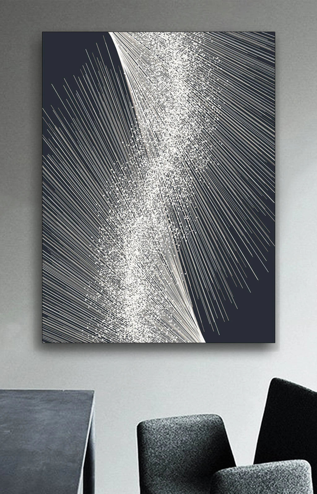 Fine Lines Modern Aesthetics Abstract Wall Art Fine Art Canvas Prints Pictures For Living Room Dining Room Entranceway Foyer Art Decor 2025