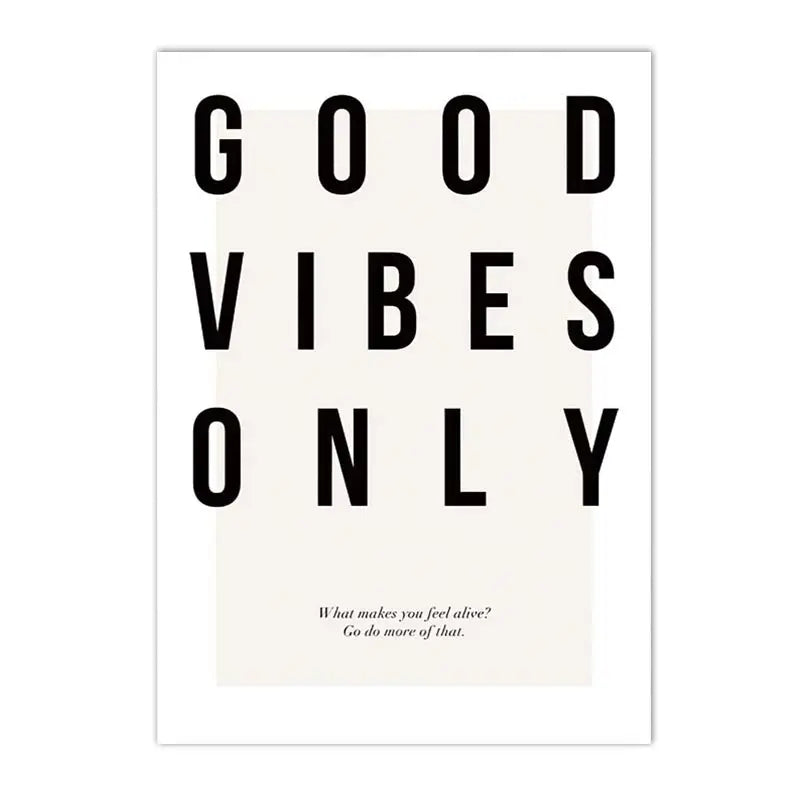 Good Vibes Only Black White Whale Poster Nordic Pictures Of Calm Wall Art Fine Art Canvas Prints Gallery Wall Art Prints For Modern Living
