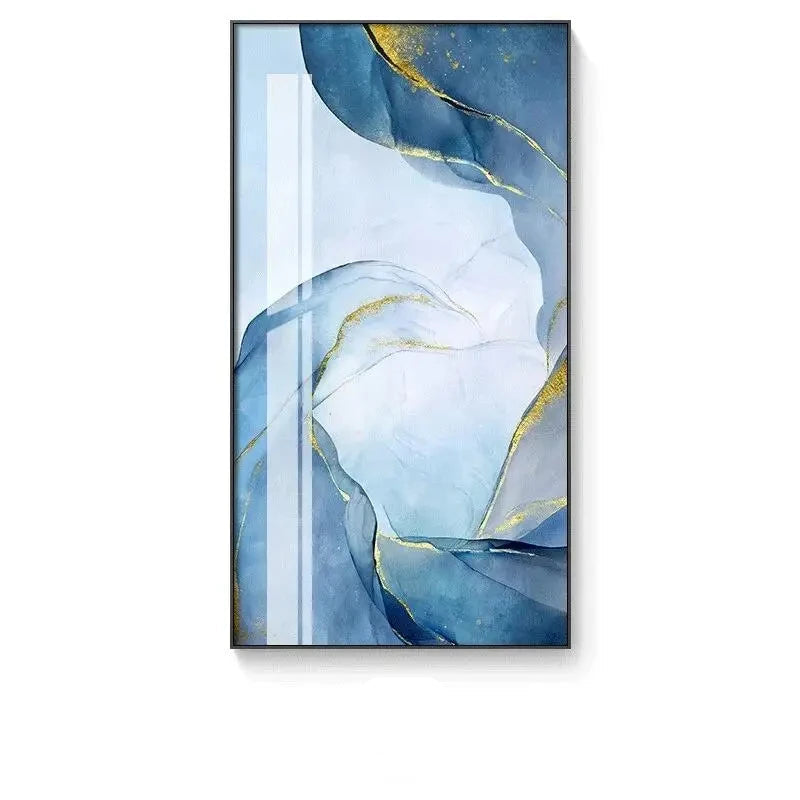 Grey Golden Liquid Marble Wall Art Fine Art Canvas Prints Modern Abstract Pictures For Living Room Dining Room Bedroom Art For Contemporary Interiors