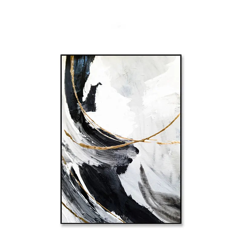 Abstract Shades Of Black Grey Wall Art Fine Art Canvas Prints Modern Nordic Pictures For Living Room Bedroom Scandinavian Home Styling