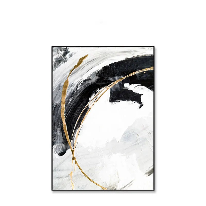 Abstract Shades Of Black Grey Wall Art Fine Art Canvas Prints Modern Nordic Pictures For Living Room Bedroom Scandinavian Home Styling