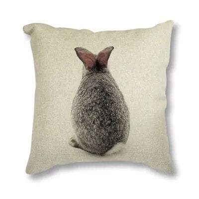 Bunny Tails Cute Nordic Animals Cushion Covers 45x45cm Pillow Covers For Sofa Cushions Simple Home Decor For Bedroom Living Room Throw Cushions
