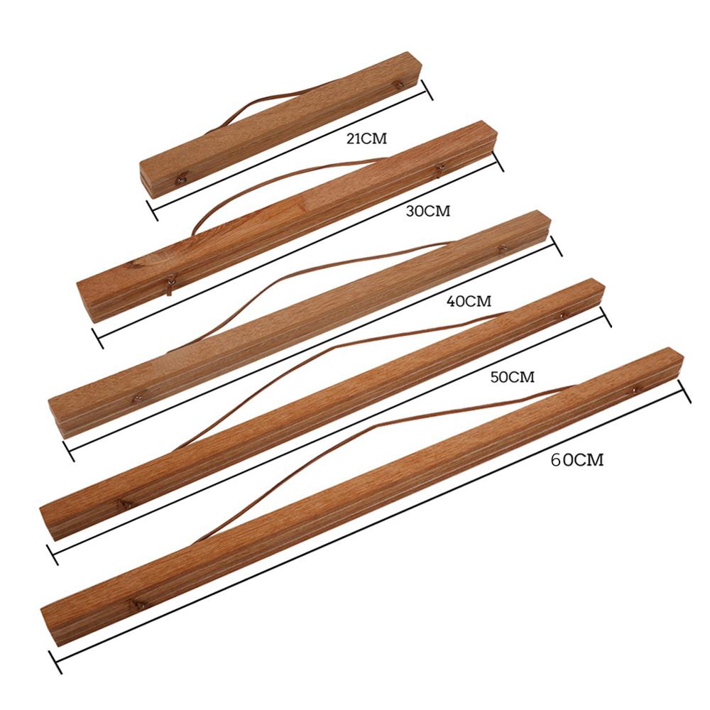Wooden Magnetic Poster Frame For Canvas Prints - Modern Style Black White Teak Natural Wood, Easy to Install and Hang