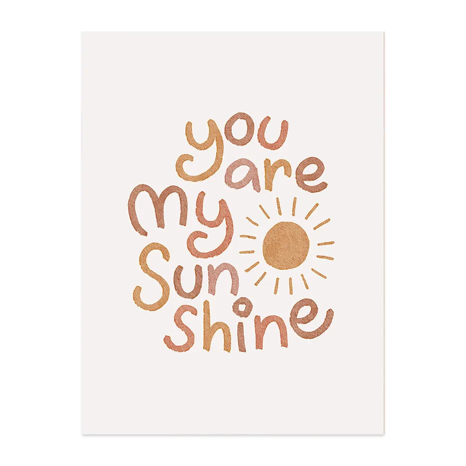 Sun & Rainbow Personalized Nordic Nursery Wall Art Fine Art Canvas Prints Customized Baby's Name Posters Prints For Kid's Room Decor