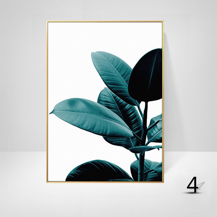 Inspirational Quotes Posters Golden Pineapple Green Leaf Monstera Wall Art Fine Art Canvas Prints For Living Room Home Office Decor