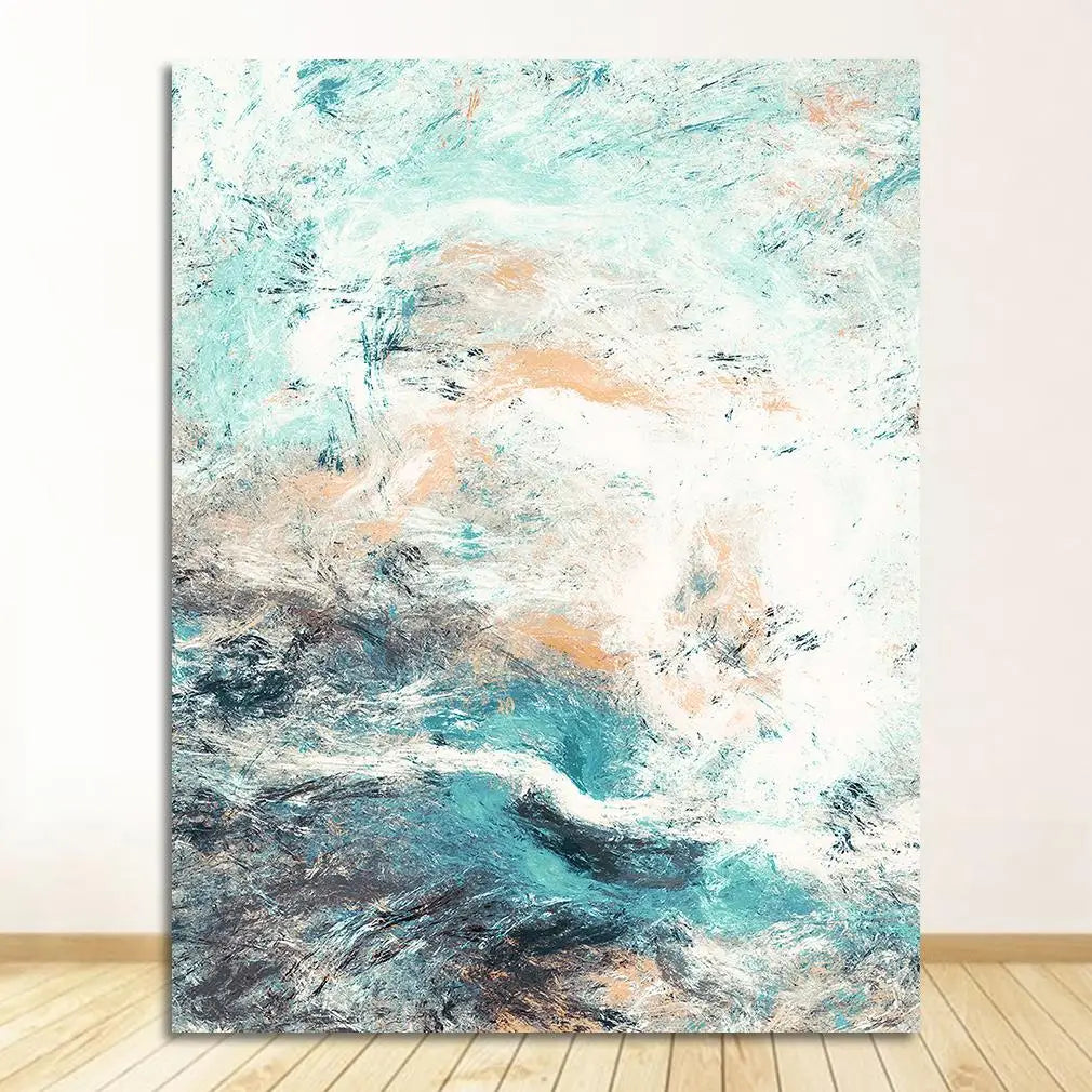 Mint Green Beige Abstract Marble Print Wall Art Fine Art Canvas Prints Pictures For Modern Apartment Living Room Bedroom Nordic Art Decor 2025