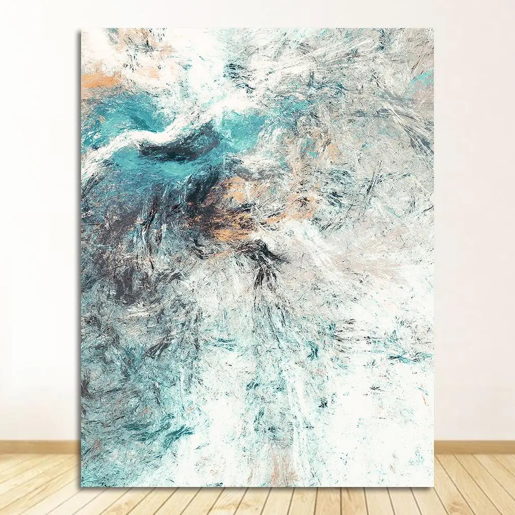 Mint Green Beige Abstract Marble Print Wall Art Fine Art Canvas Prints Pictures For Modern Apartment Living Room Bedroom Nordic Art Decor 2025