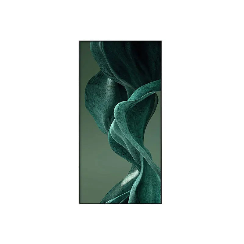 Modern Abstract Flowing Liquid Silk Wall Art Fine Art Canvas Prints Poster Pictures For Living Room Entranceway Foyer Light Luxury Home Office Decor