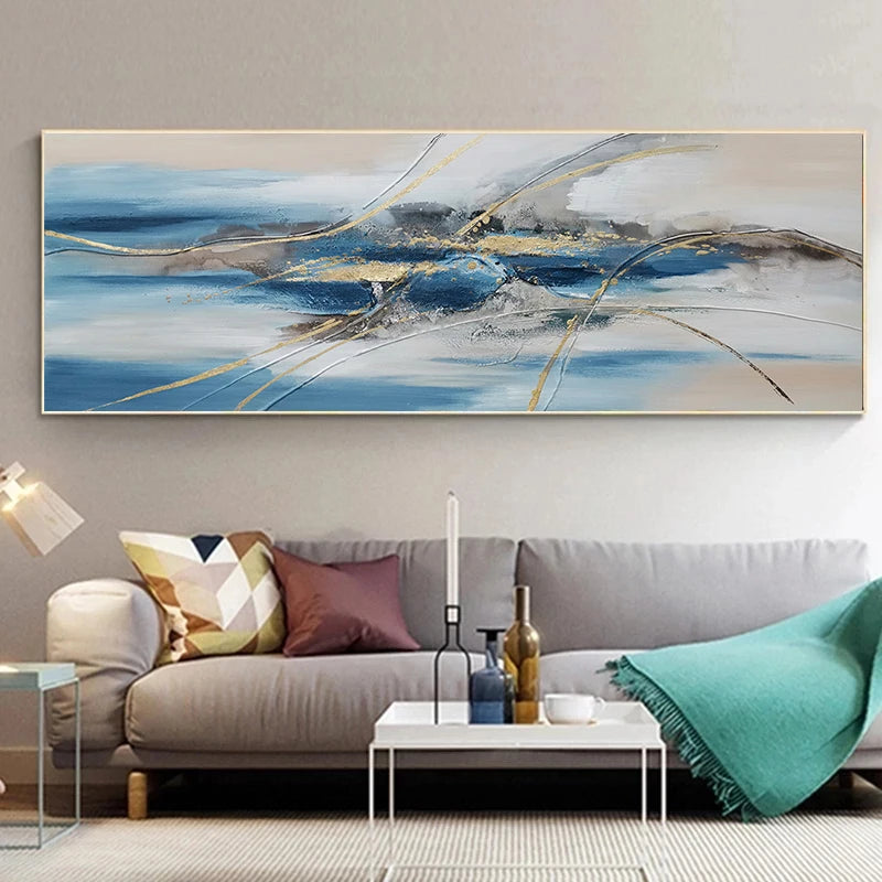 Modern Abstract Landscape Wall Art Fine Art Canvas Prints Wide Format Pictures For Above The Sofa Bedroom Art For Above The Bed