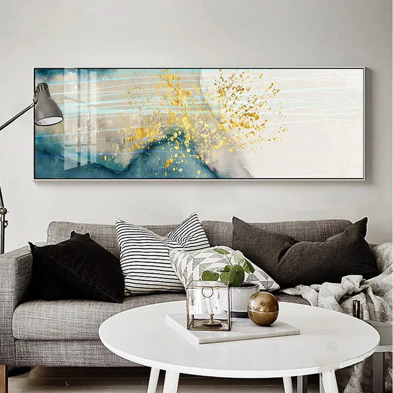 Modern Abstract Liquid Marble Wall Art Fine Art Canvas Prints Wide Format Pictures For Above The Sofa Art For Above The Bed