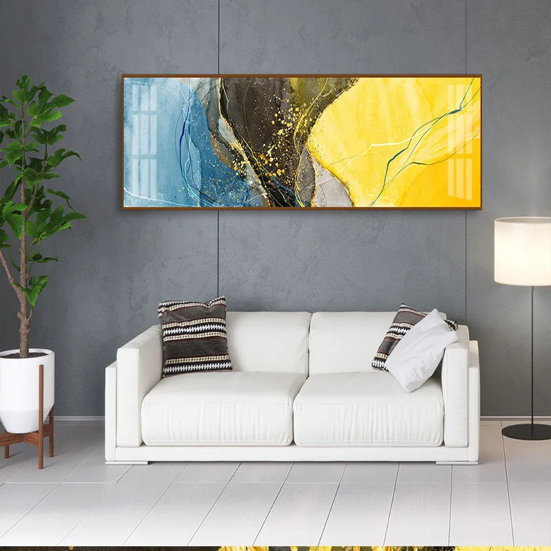 Modern Abstract Liquid Marble Wall Art Fine Art Canvas Prints Wide Format Pictures For Above The Sofa Art For Above The Bed