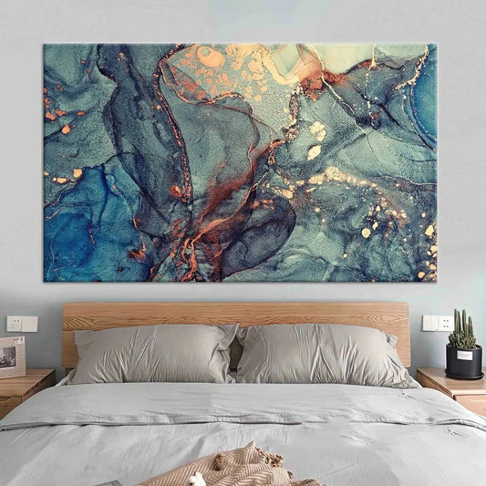 Modern Abstract Marble Print Wall Art Fine Art Canvas Prints Large Format Pictures For Living Room Bedroom Dining Room Art Decor