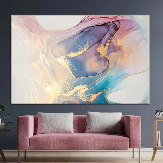 Large Format Abstract Marble Print Wall Art Fine Art Canvas Prints Abstract Pictures For Living Room Bedroom Dining Room Art Decor