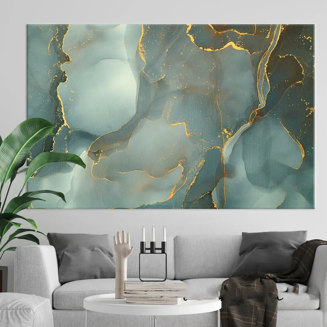 Modern Abstract Marble Print Wall Art Fine Art Canvas Prints Large Format Pictures For Living Room Bedroom Dining Room Art Decor