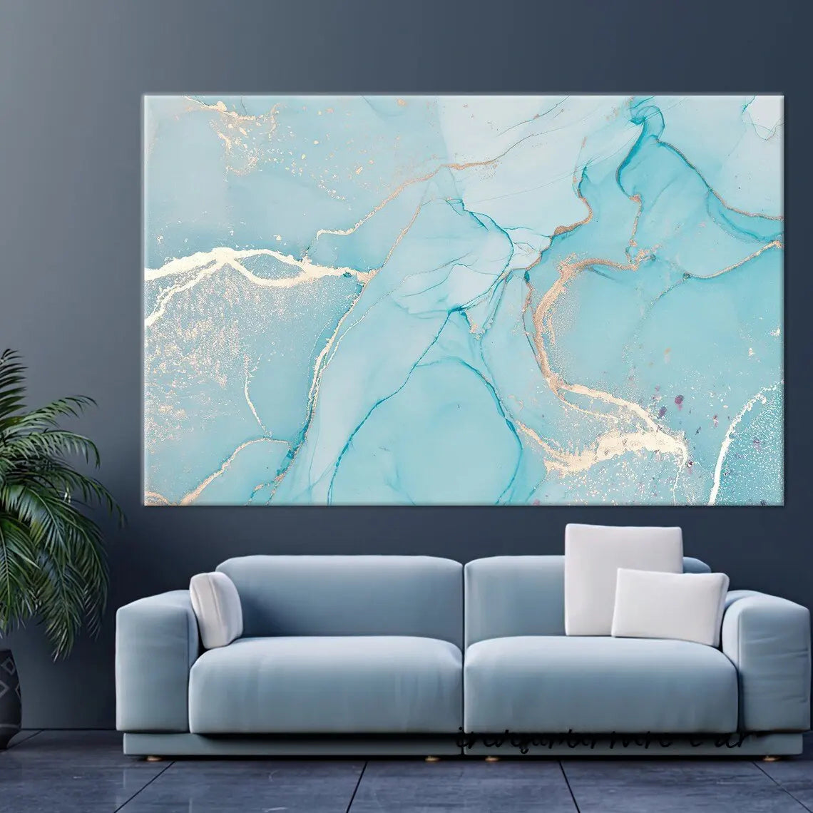 Modern Abstract Marble Print Wall Art Fine Art Canvas Prints Large Format Pictures For Living Room Bedroom Dining Room Art Decor