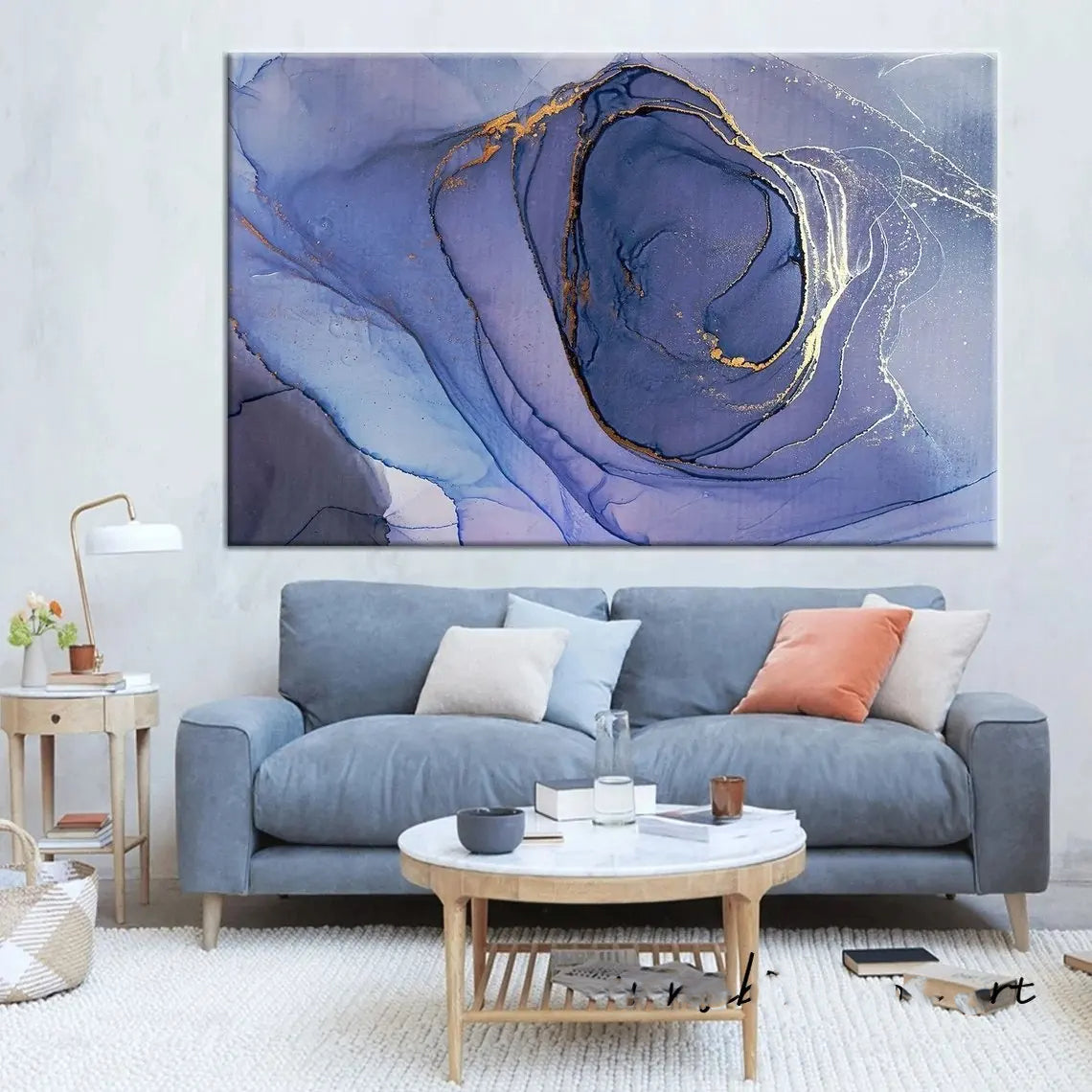 Modern Abstract Marble Print Wall Art Fine Art Canvas Prints Large Format Pictures For Living Room Bedroom Dining Room Art Decor