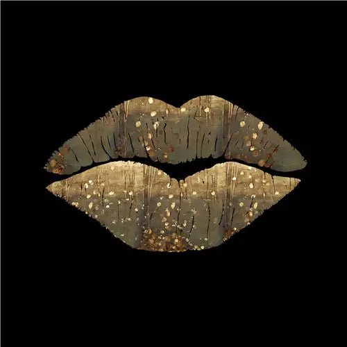 Modern Aesthetics Abstract Black Golden Wall Art Fine Art Canvas Prints Square Format Pictures For Living Room Bedroom Home Office Decor 2025
