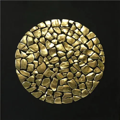 Modern Aesthetics Abstract Black Golden Wall Art Fine Art Canvas Prints Square Format Pictures For Living Room Bedroom Home Office Decor 2025