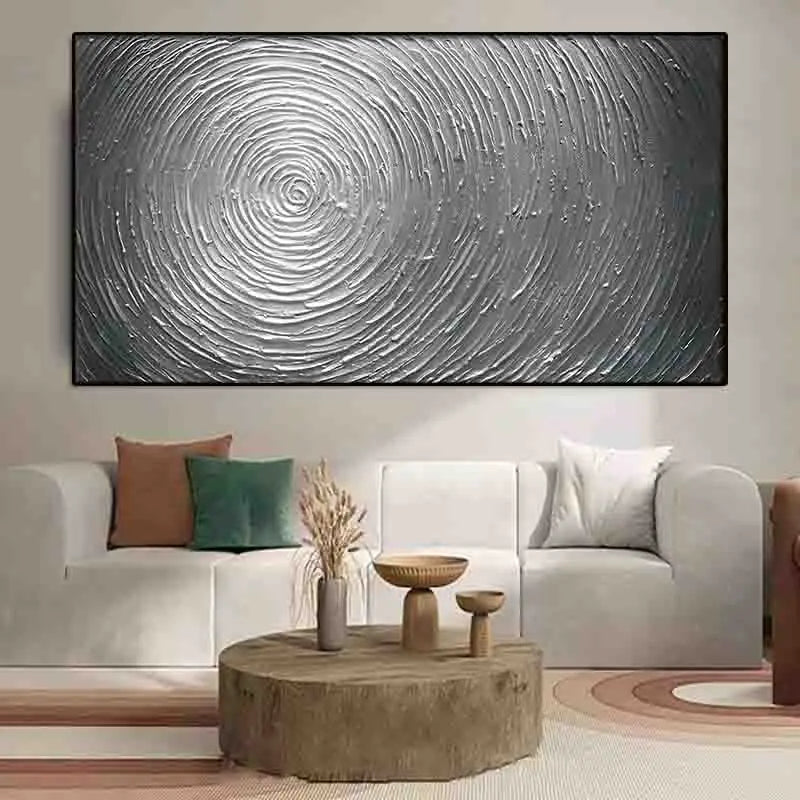 Modern Minimalist Textural Gray Abstract Wall Art Fine Art Canvas Prints Pictures For Living Room Above The Sofa Bedroom Art For Contemporary Interiors 2025