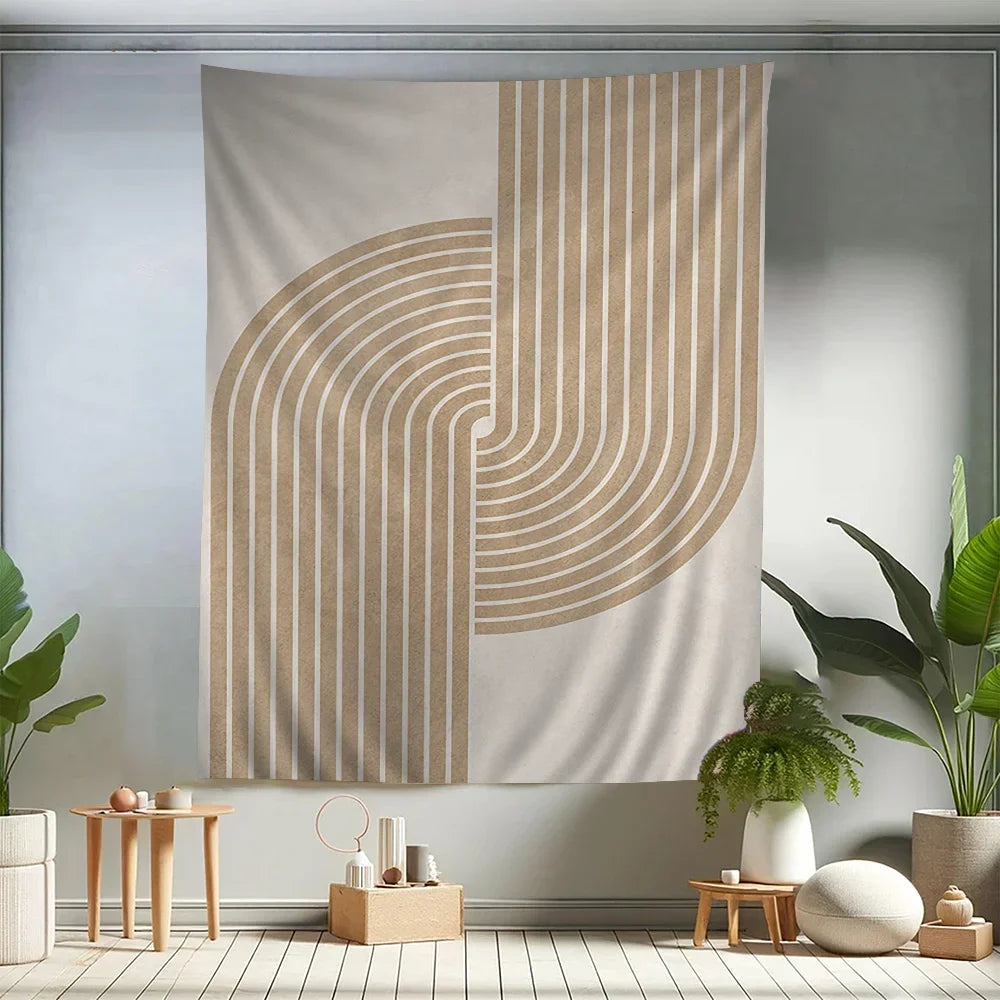 Nordic Hanging Tapestry Modern Abstract Wall Decoration Woven