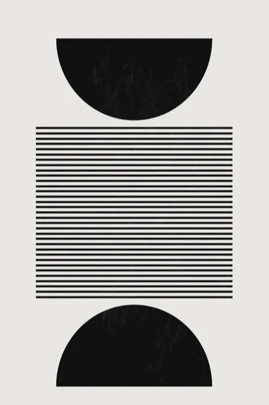 Nordic Minimalist Geometric Abstract Wall Art Fine Art Canvas Prints Beige Black Abstract Pictures For Modern Apartment Home Decor