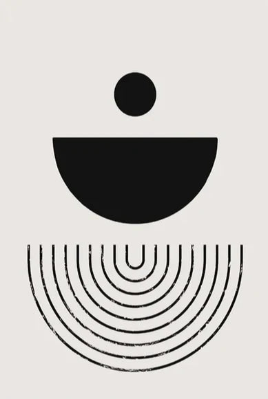 Nordic Minimalist Geometric Abstract Wall Art Fine Art Canvas Prints Beige Black Abstract Pictures For Modern Apartment Home Decor