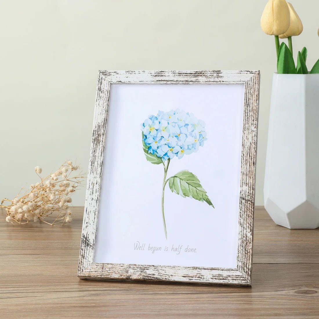 Rustic Brown White Wood Photo Frames Small Sizes 10x15, 15x20, 20x25cm, A4 21x30 Wooden Frames Canvas Photos etc Wall Hanging or Table Mount With Acrylic 2025 002
