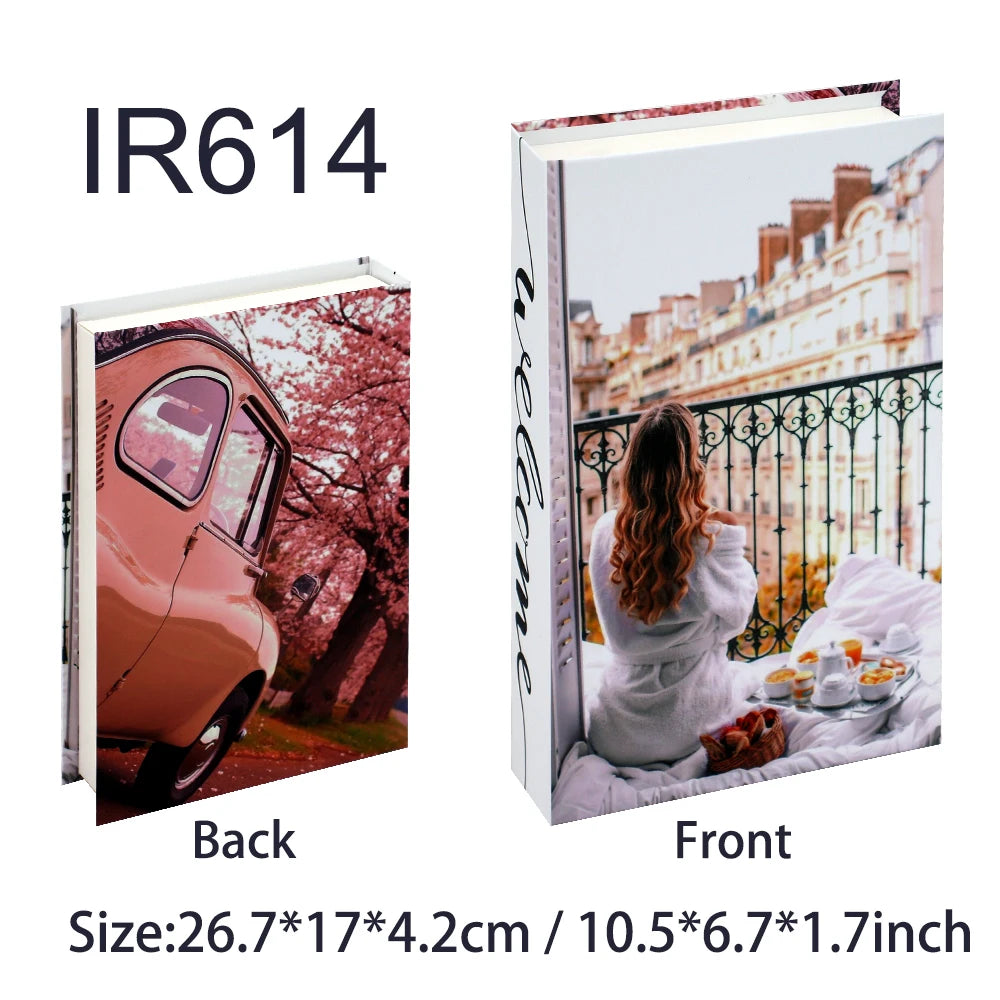 Fashion Art Style Faux Books Coffee Table Decor Book Box Storage Boxes Luxury Practical Ornamental Decoration For Modern Home Decor