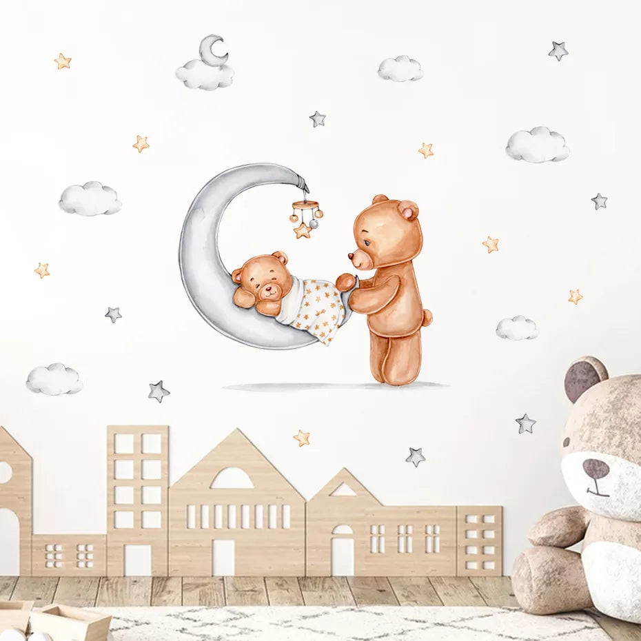 Wall stickers top teddy bear