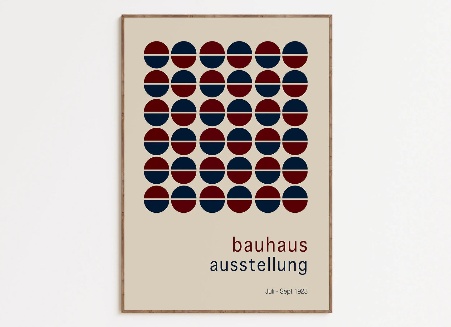 Colorful Vintage Retro Geometric Abstract Bauhaus Expo Art Gallery Poster Wall Art Fine Art Canvas Prints Pictures For Living Room Home Office Decor