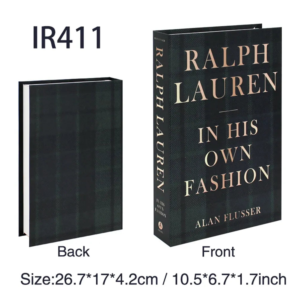 Fashion Art Style Faux Books Coffee Table Decor Book Box Storage Boxes Luxury Practical Ornamental Decoration For Modern Home Decor