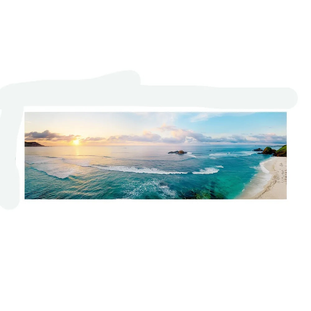 Mountain Lake Forest Wilderness Wall Art Large Format Canvas Prints Wide Format Landscape Picture For Above The Sofa Or Above The Bed