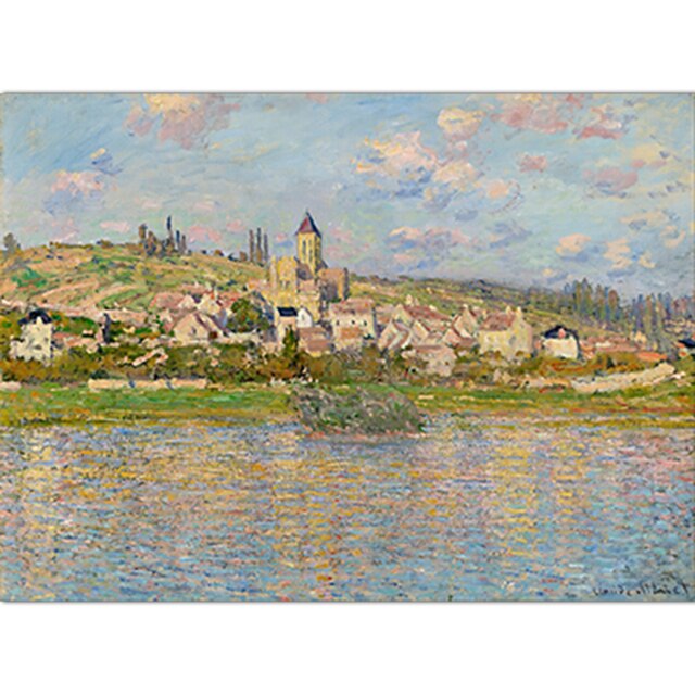 Claude Monet Impression, Sunrise Poster Art Famous Painting Wall Art Canvas Digital Print Poster Classic Art for Modern Living Room Home Decor