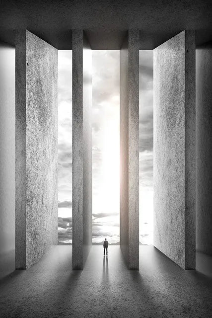 Modern Architectural Abstract Landscapes Wall Art Fine Art Canvas Prints Pictures For Studio Home Office Foyer Inspirational Art Decor